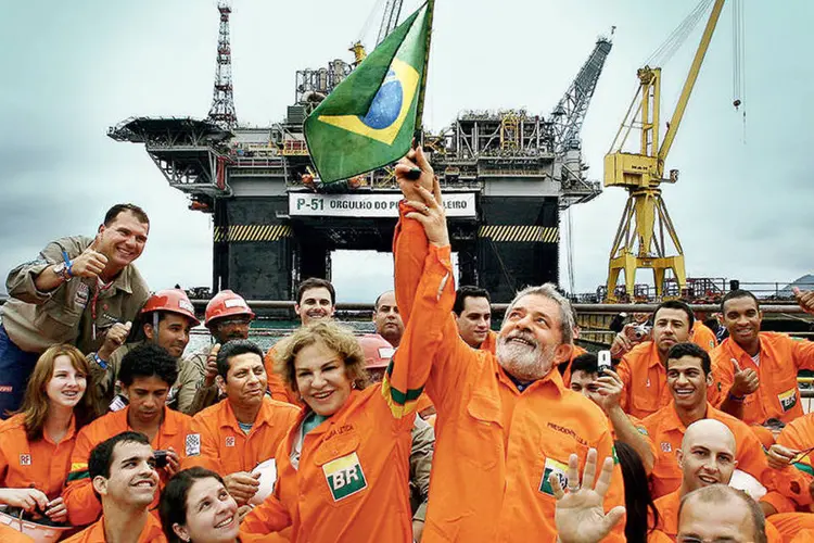 O então presidente Lula: a descoberta do pré-sal ajudou a ressuscitar o modelo de reserva de mercado. Quem paga a conta é o consumidor  (Divulgação/Exame)