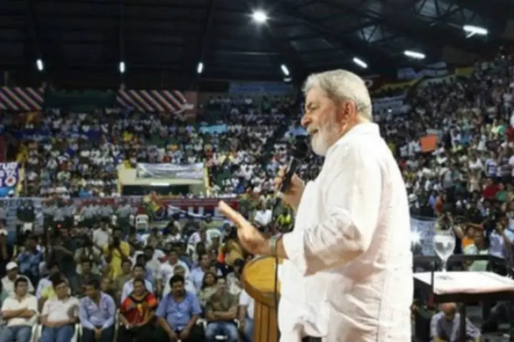 Lula discursa (Divulgação PT)