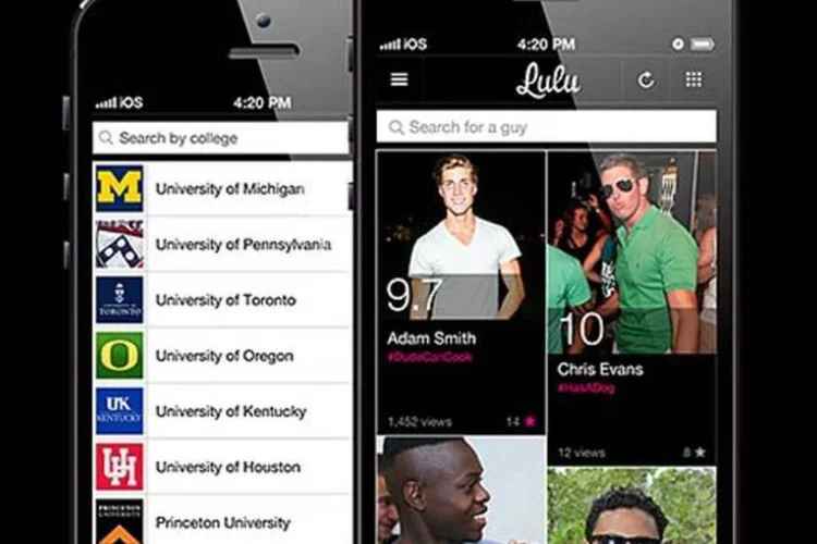 
	Lulu: o app s&oacute; para mulheres permite atribuir hashtags aos homens
 (Divulgação)