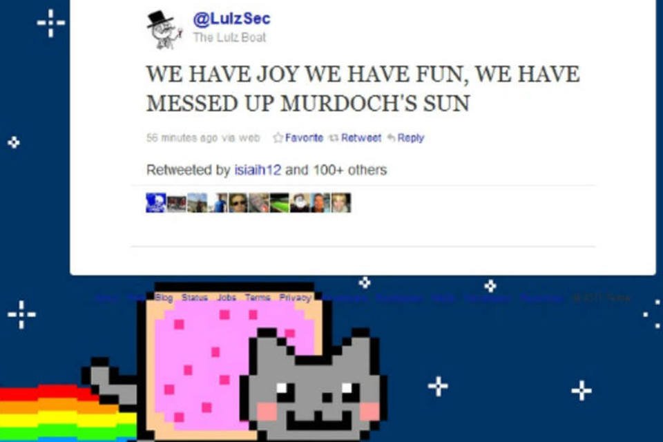 LulzSec invade site do The Sun e redireciona para seu perfil do Twitter