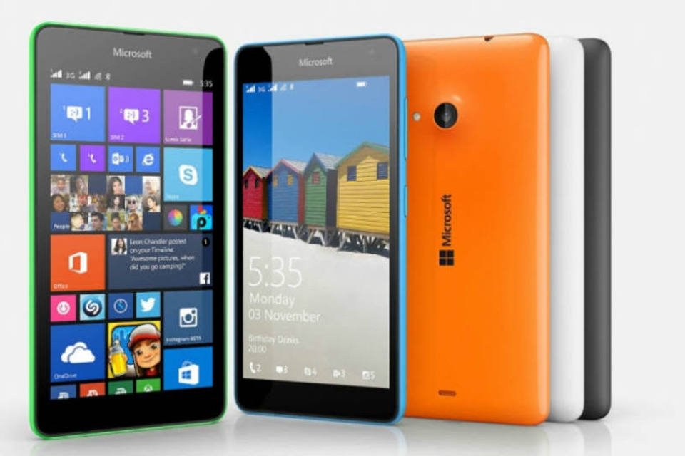 Lumia 535 reúne características de aparelhos de baixo custo