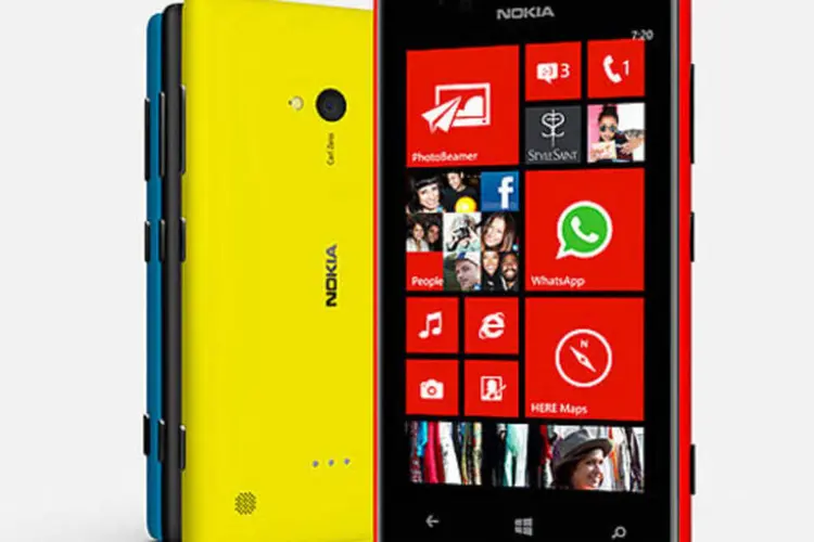 
	Nokia Lumia: analistas est&atilde;o c&eacute;ticos de que uma nova c&acirc;mera para o smartphone ser&aacute; suficiente para a empresa recuperar a participa&ccedil;&atilde;o de mercado perdida para Samsung e Apple
 (Nokia)