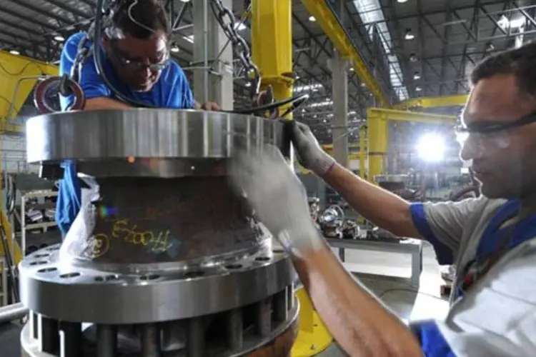 Fábrica de máquinas industriais: Brasil perde espaço (Germano Lüders/EXAME)