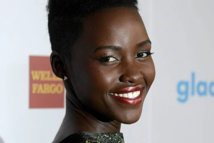 A atriz Lupita Nyong'o: a atriz disse que se "sentia emocionada" e que a nomeação era "um grande elogio" (Phil McCarten/Reuters)