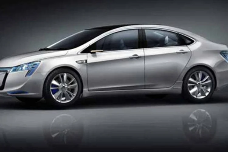 Neora: carro elétrico da marca tailandesa Luxgen (Divulgação)