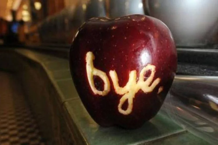 Homenagem a Steve Jobs: fãs da Apple usaram as redes sociais para lembrar do executivo  (Robyn Beck/AFP)