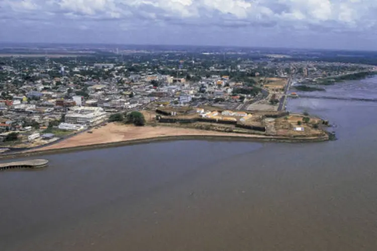 Macapá; historiadores e diplomatas brasileiros relativizam influência da peça (Antonio Milena/Veja)