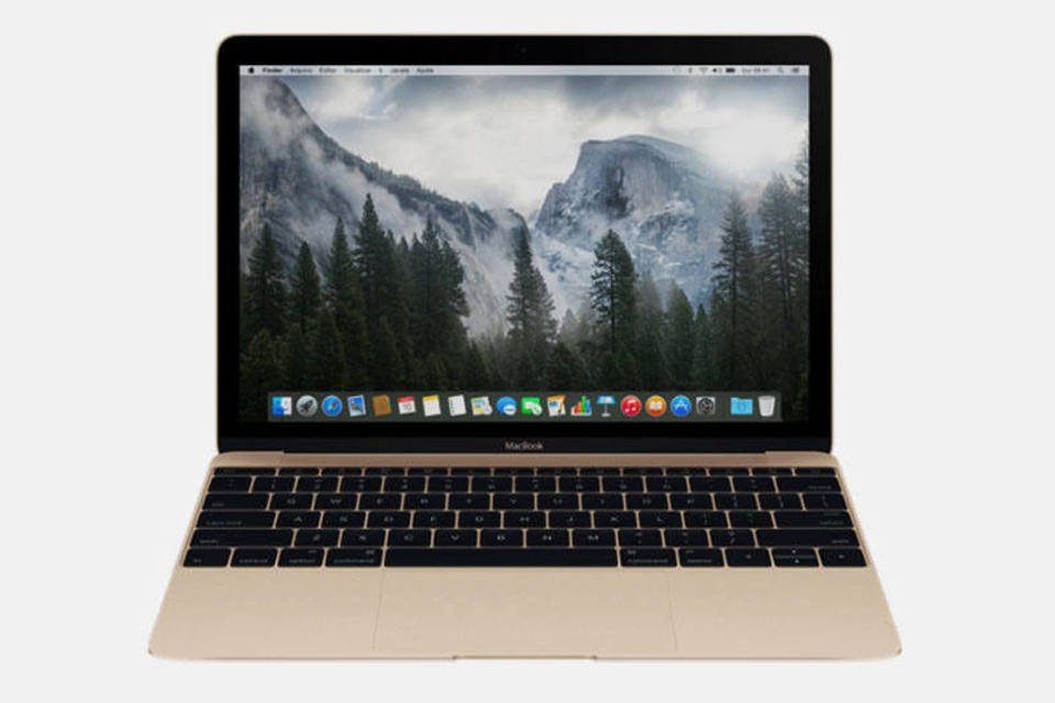 MacBook de 12" é o mais fino e mais leve já feito pela Apple