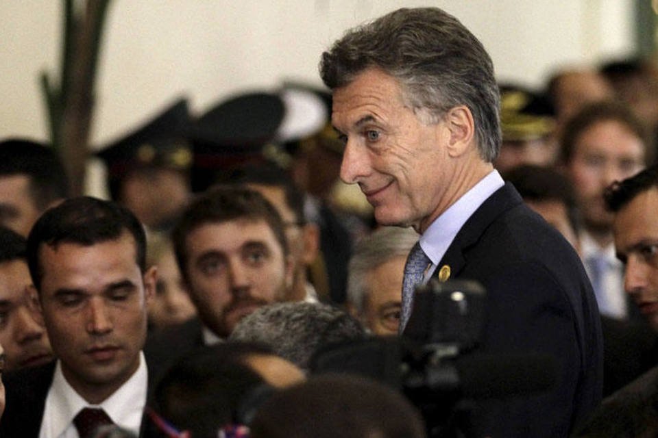 
	Mauricio Macri: por enquanto, sua aprova&ccedil;&atilde;o popular &eacute; alta
 (REUTERS/Mario Valdez)