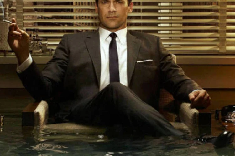 
	Don Draper, interpretado por Jon Hamm: Mad Men j&aacute; conquistou in&uacute;meros pr&ecirc;mios, como quinze Emmys e quatro Globos de Ouro
 (Divulgação)