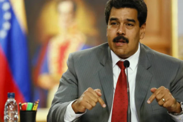 Nicolás Maduro, presidente venezuelano: "o mais prejudicado em uma escalada de sanções seriam os Estados Unidos, sua sociedade, seus empresários, seu povo" (Carlos Garcia Rawlins/Reuters)