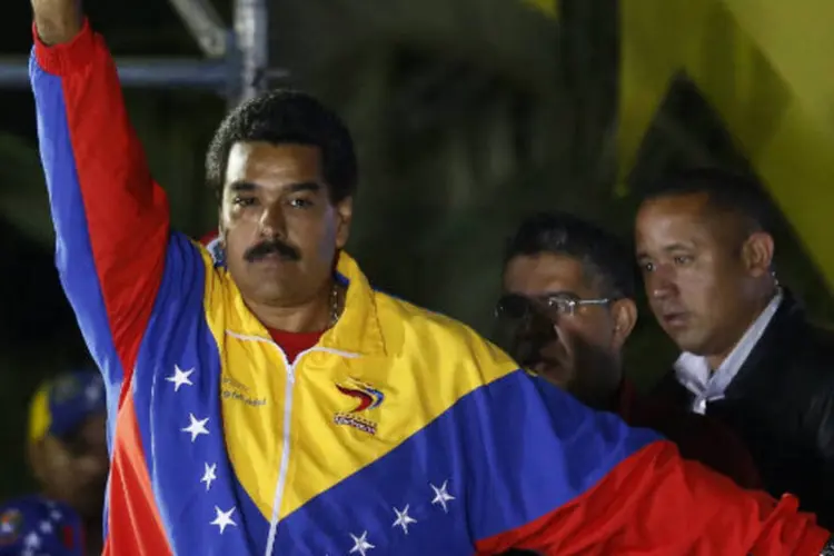 
	Nicol&aacute;s Maduro: autoridade eleitoral da Venezuela proclamou o seguidor de Ch&aacute;vez presidente eleito do pa&iacute;s.&nbsp;
 (REUTERS/Tomas Bravo)