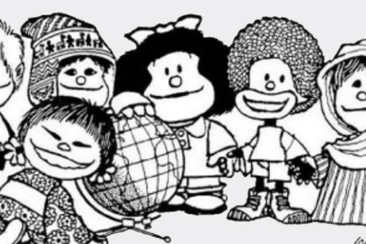 Quino prefere tomar como data de nascimento o aparecimento das próprias tirinhas (Divulgação/Unicef/Divulgação)