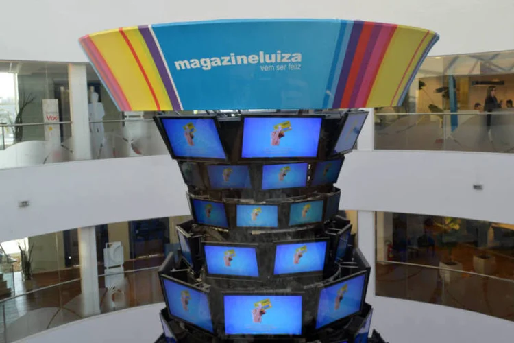 
	Torre de televis&otilde;es da Magazine Luiza: empresa divulga balan&ccedil;o hoje
 (Luísa Melo/Exame.com)