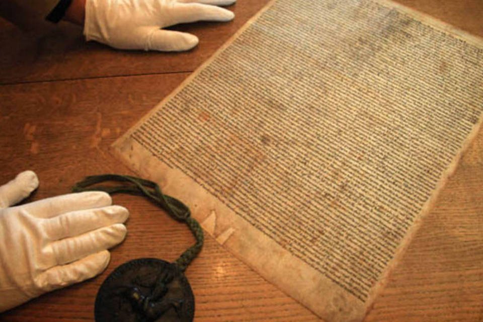 Manuscritos da Magna Carta serão reunidos na Inglaterra