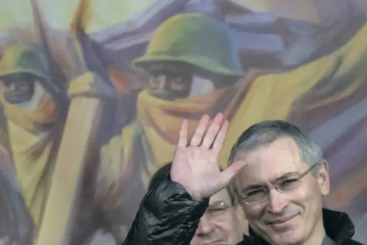 O ex-magnata russo do petróleo Mikhail Khodorkovski: porta-voz não informou quando e onde o pedido foi apresentando (Tatyana Makeyeva/Reuters)