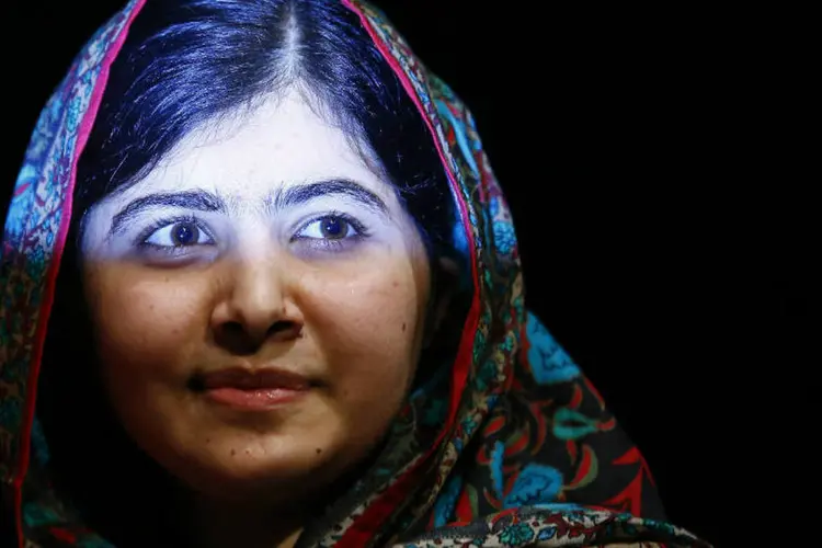 
	Malala Yousafzai: em videoconfer&ecirc;ncia, ela pediu aos estudantes de seu pa&iacute;s que prossigam com a luta
 (Darren Staples)
