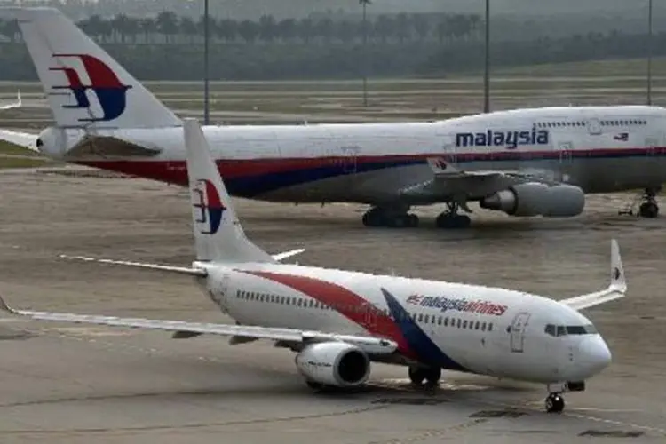 
	Malaysia Airlines: busca submarina come&ccedil;ou logo ap&oacute;s o voo ter desaparecido sobre o Oceano &Iacute;ndico, em 8 de mar&ccedil;o
 (Manan Vatsyayana/AFP)