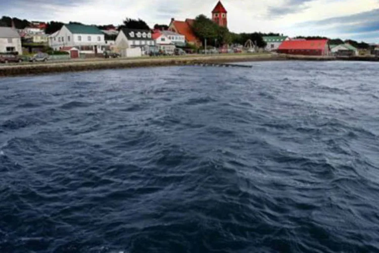 
	Uma paisagem das Ilhas Malvinas: o arquip&eacute;lago, jurisdi&ccedil;&atilde;o que o Uruguai herdou formalmente da Espanha, lhe foi usurpada por brit&acirc;nicos e argentinos durante anos
 (Daniel Garcia/AFP)