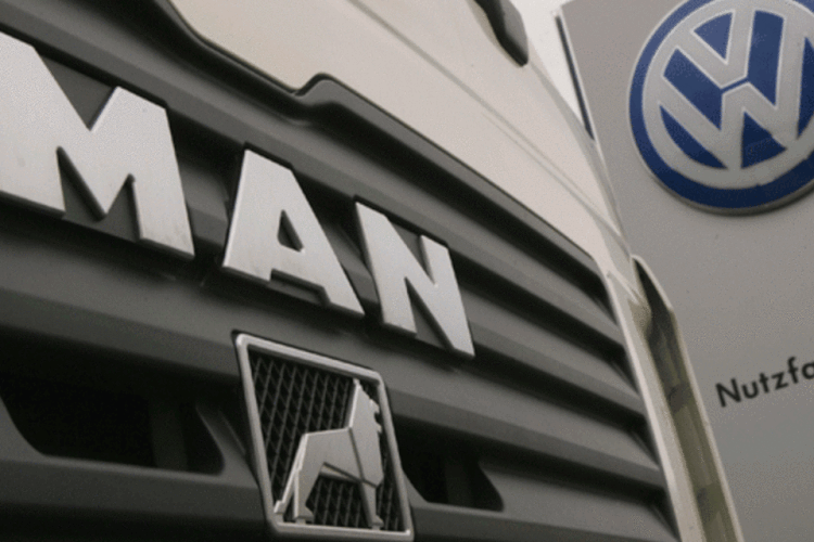 MAN e Volks: nova gigante entre as fabricantes de caminhão, com a controlada Scania (Getty Images)