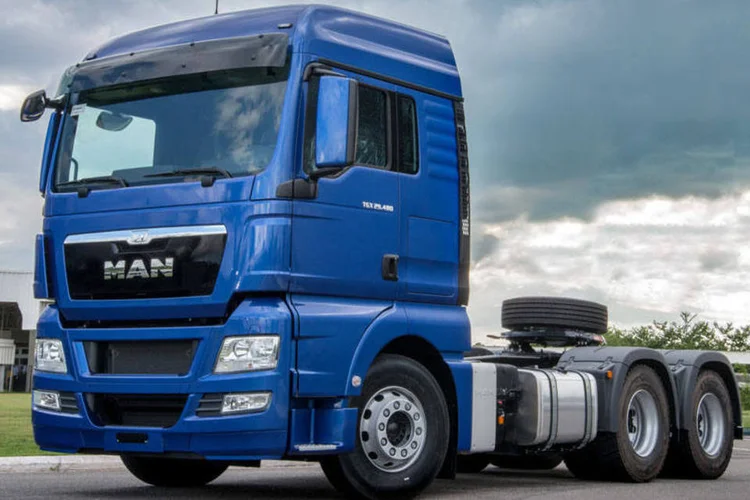 
	MAN TGX 29.480: o Brasil, junto a outros pa&iacute;ses na Am&eacute;rica Latina, respondeu por cerca de um quinto das receitas da MAN no ano passado
 (Divulgação/Sala de imprensa)