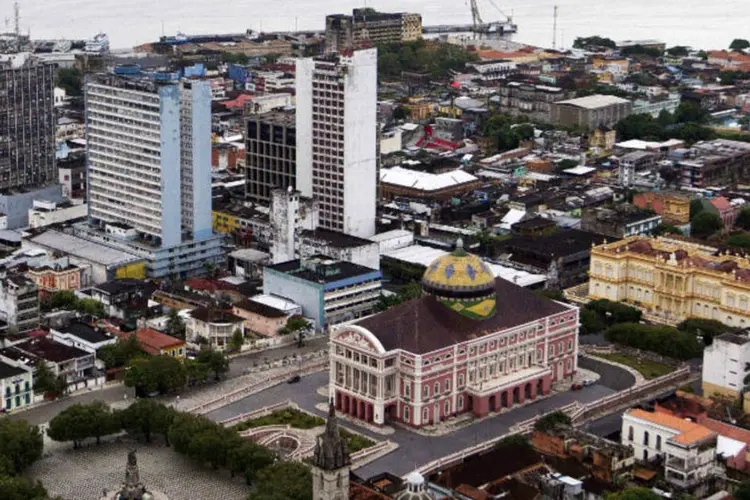 Manaus, capital do Amazonas: população escolher governador para mandato de 14 meses (Bruno Kelly/Reuters)