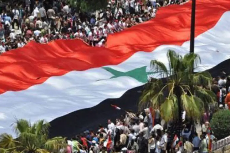 Manifestações são contra o governo de Assad (AFP)