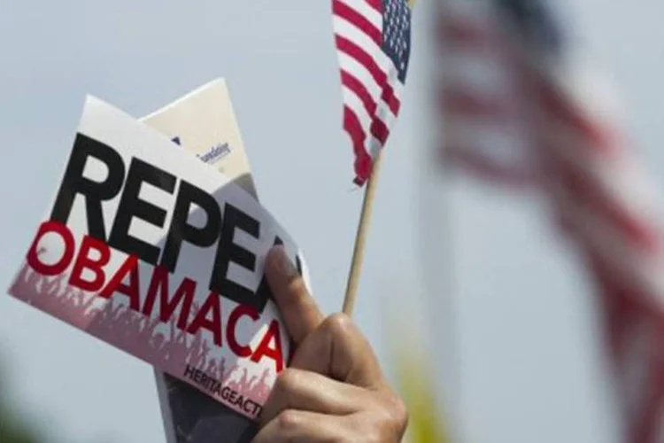 Obamacare: comitês da Câmara planejavam realizar votos sobre a legislação na quarta-feira (©AFP / Saul Loeb)
