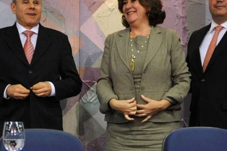 Guido Mantega, Miriam Belchior e Alexandre Tombini são anunciados como primeiros membros do governo Dilma (Fabio Rodrigues Pozzebom/AGÊNCIA BRASIL)