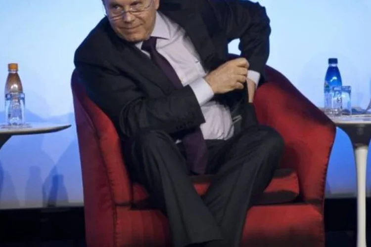 
	O ministro da Fazenda, Guido Mantega, no F&oacute;rum da revista EXAME
 (Marcelo Camargo/Agência Brasil)