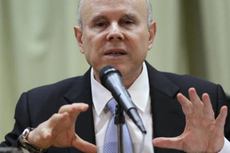 Guido Mantega: "Nunca vi ninguém ser demitido por otimismo. Já vi pelo contrário, por pessimismo", declarou o ministro (Ueslei Marcelino / Reuters)