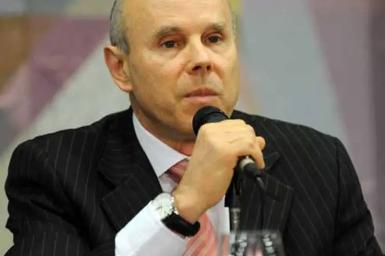 O ministro Guido Mantega não anunciou novidades na área cambial ontem (Fabio Rodrigues Pozzebom/AGÊNCIA BRASIL)