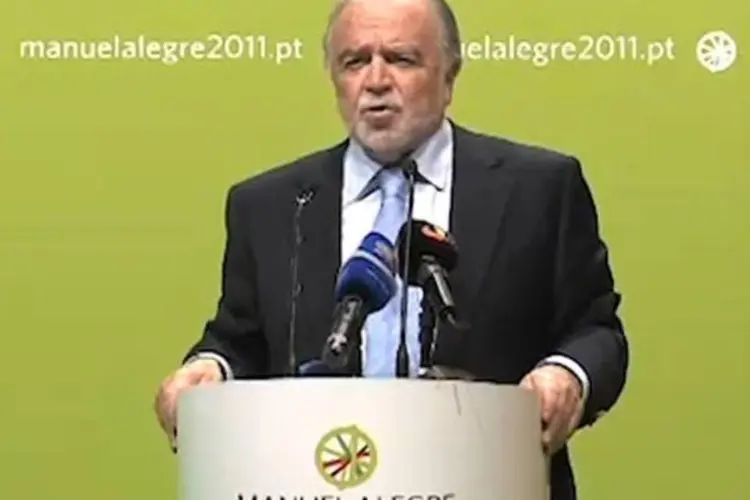 Manuel Alegre: minoritários podem tirar votos do candidato socialista em Portugal (Reprodução/YouTube)