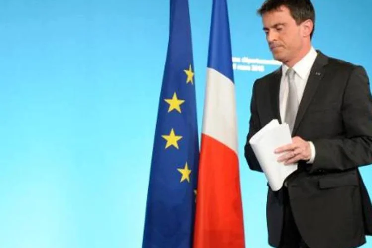 
	O premier da Fran&ccedil;a, Manuel Valls: &quot;Os terroristas apontam contra a Fran&ccedil;a para nos dividir&quot;, alegou sobre o rec&eacute;m evitado atentado
 (Alain Jocard/AFP)
