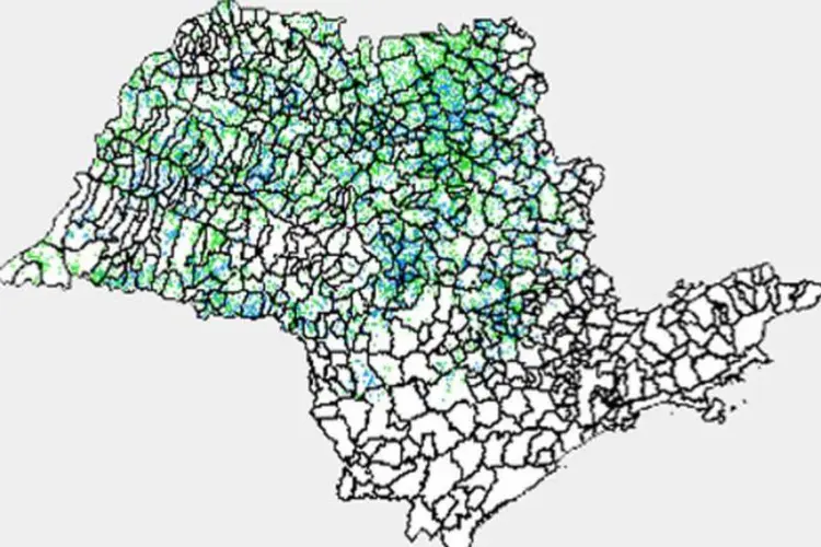 O mapeamento sobre o tipo de colheita, para verificar a ocorrência da prática da queima da palha da cana, é realizado apenas para o estado de São Paulo  (Reprodução)