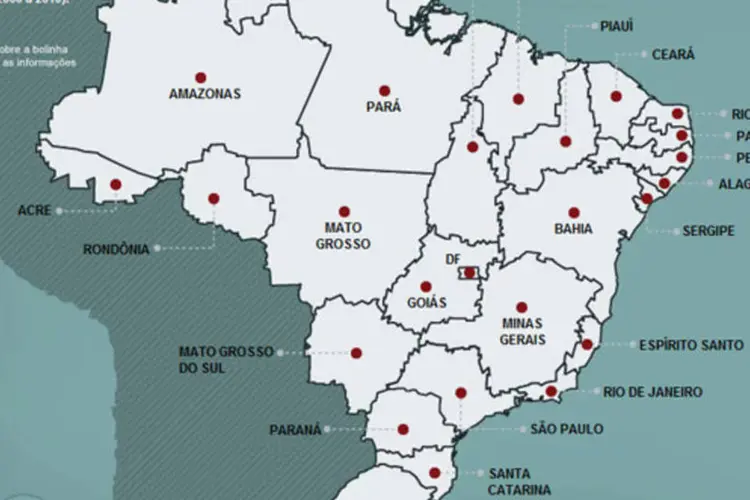 Infográfico - Mapa da violência no Brasil