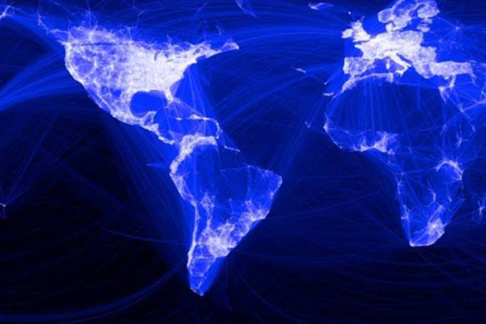 Facebook elabora mapa sobre amizades e fronteiras políticas