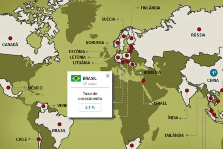 Infográfico: Mapa PIB