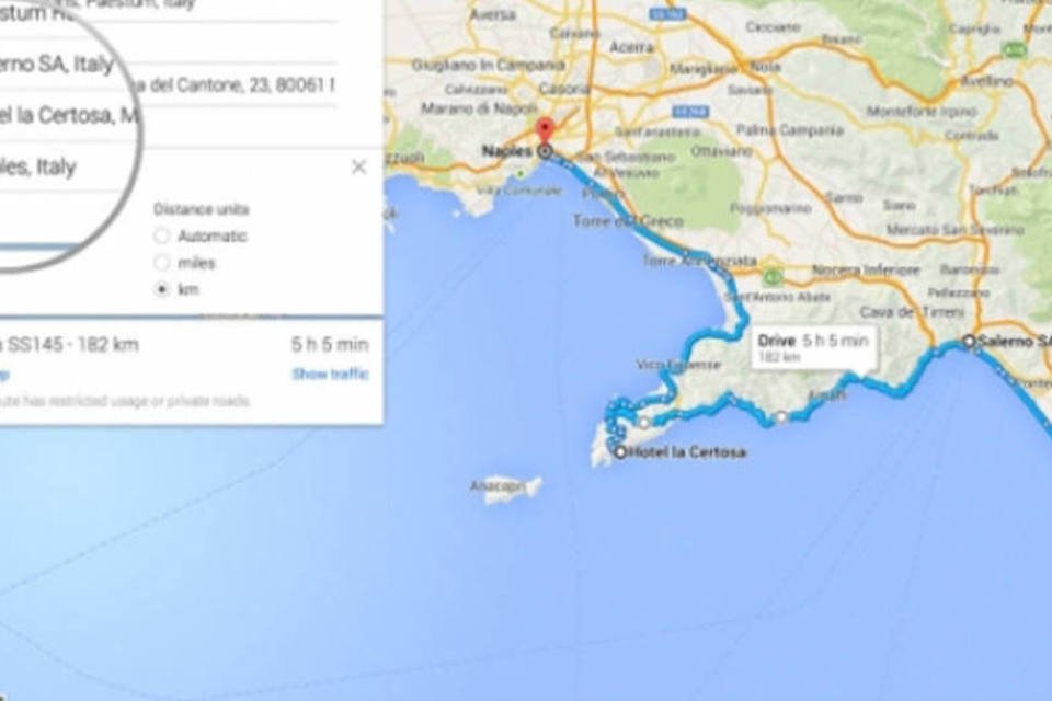 Google Maps ganha navegação entre múltiplos destinos