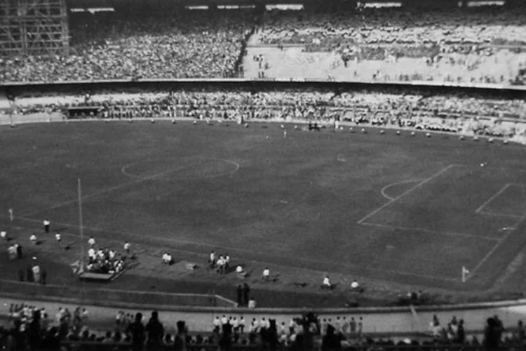 
	Maracan&atilde; em 1950: torcedor perdeu a final da Copa de 50 e ganhou ingresso para ver a final deste ano
 (Suderj)
