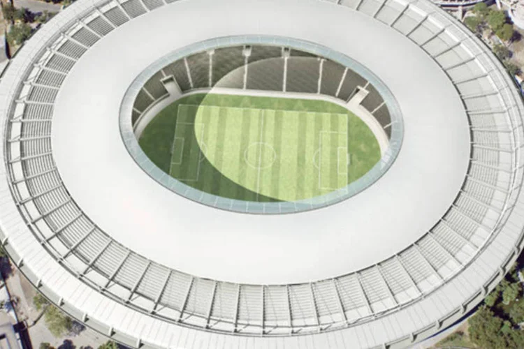 Projeto do estádio do Maracanã: empresas brasileiras envolvidas na Copa ou na Olímpíada teram acesso a verba (Divulgacao)
