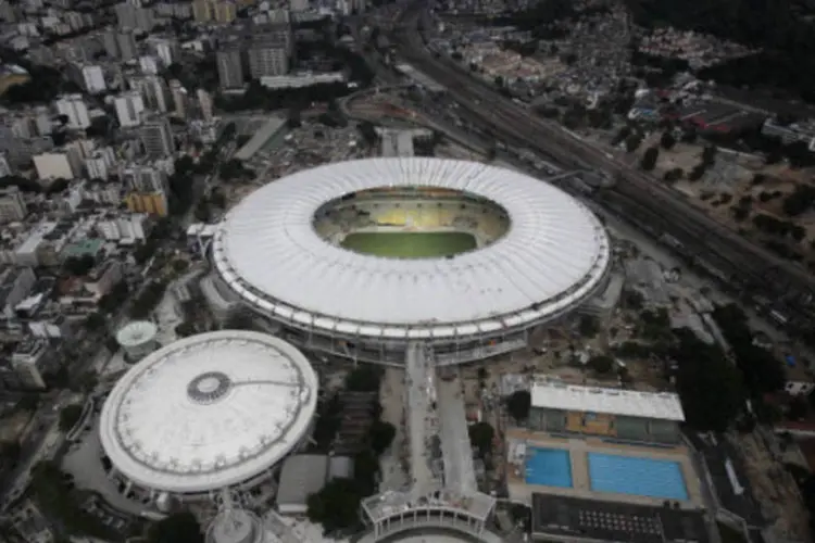 Vista aérea do estádio do Maracanã, no Rio de Janeiro (REUTERS/Ricardo Moraes)