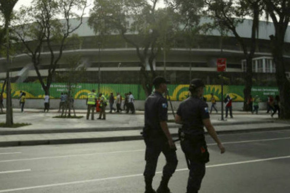 Segurança é reforçada para final no Maracanã
