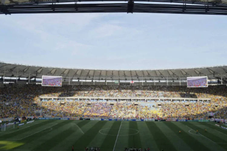 
	Est&aacute;dio do Maracan&atilde; durante jogo amistoso entre Brasil e Inglaterra, no Rio de Janeiro: a Copa das Confedera&ccedil;&otilde;es ocorrer&aacute; de 15 a 30 de junho
 (REUTERS/Sergio Moraes)