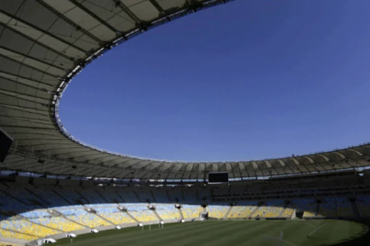 
	Est&aacute;dio do Maracan&atilde;, no Rio de Janeiro, onde est&aacute; marcado o amistoso: segundo o Minist&eacute;rio P&uacute;blico, laudo da PM fala em est&aacute;dio ainda &quot;em constru&ccedil;&atilde;o&quot;
 (REUTERS/Ricardo Moraes)