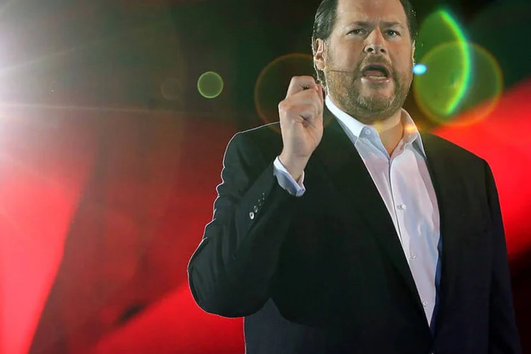 Marc Benioff, presidente da Salesforce (Justin Sullivan/Getty Images)