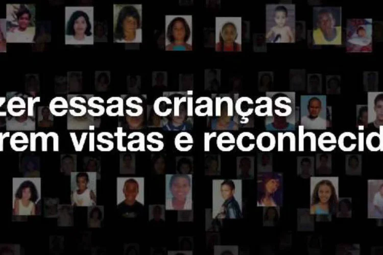 Campanha da Staff: marcas deixaram de assinar peças para colocar foto de criança perdida (Reprodução/YouTube/Staff Brasil)