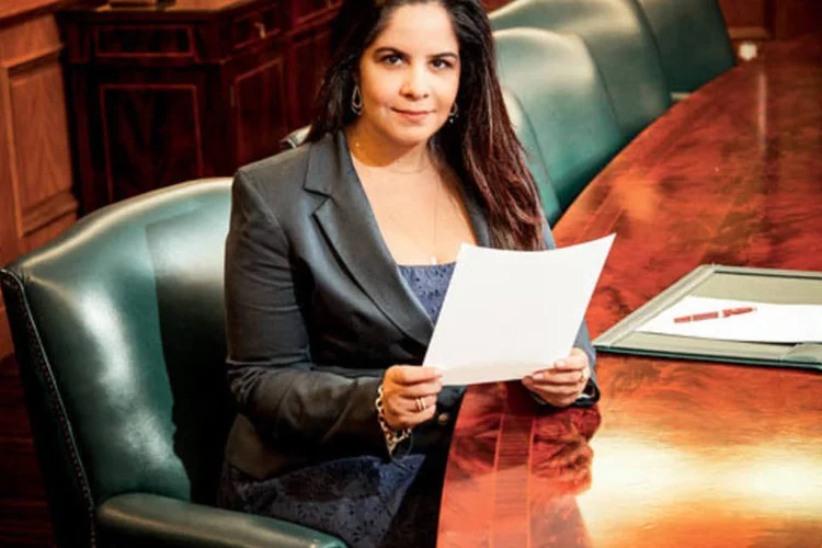 Marcele Simões, do JW Marriott: profissional que ela indicou ocupou cargo mais alto, o que  mostra alinhamento dela com a empresa (Marcelo Correa/EXAME.com)