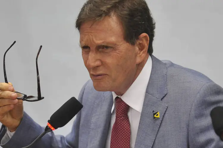 
	Marcelo Crivella: um documento tamb&eacute;m trazia, logo abaixo do logotipo da igreja, o endere&ccedil;o do site de Crivella
 (Antonio Cruz/Agência Brasil)