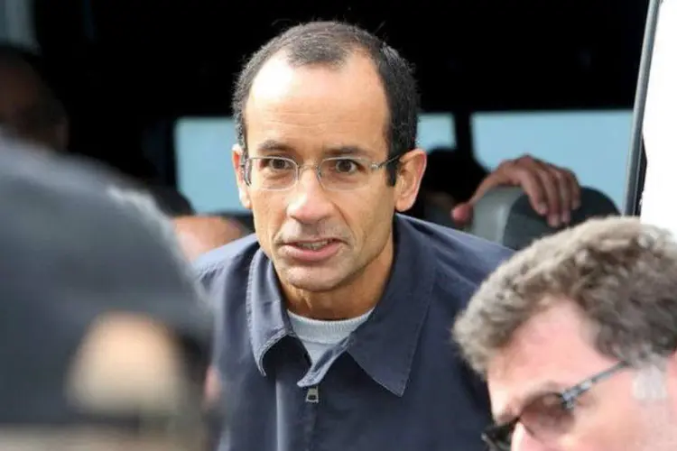 
	O executivo Marcelo Odebrecht, preso na Opera&ccedil;&atilde;o Lava Jato: ele foi condenado no m&ecirc;s passado pelo juiz federal S&eacute;rgio Moro
 (Rodolfo Burher/Reuters)
